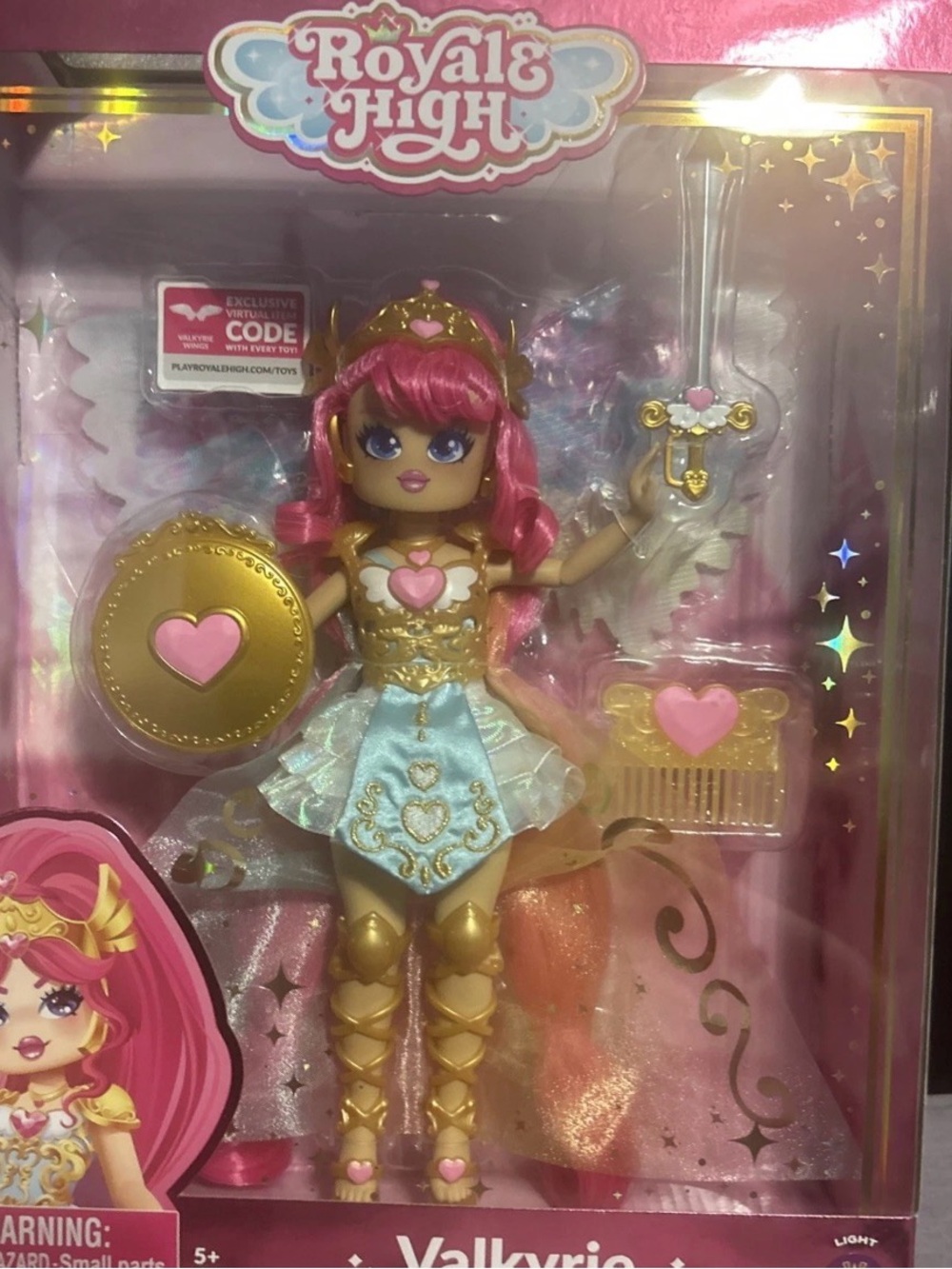 Royale High 1500 exclusive Valkyrie Doll CODE USED